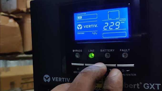 ma loi ups vertiv va cach khac phuc